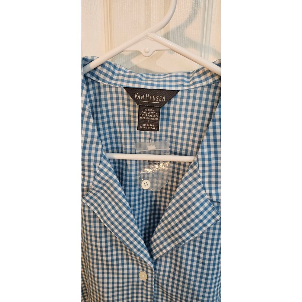 Van Heusen Woman Blouse Tailored Fit Size Large NWT - Picture 3 of 3